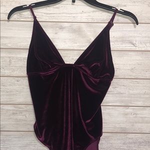 Velvet bodysuit